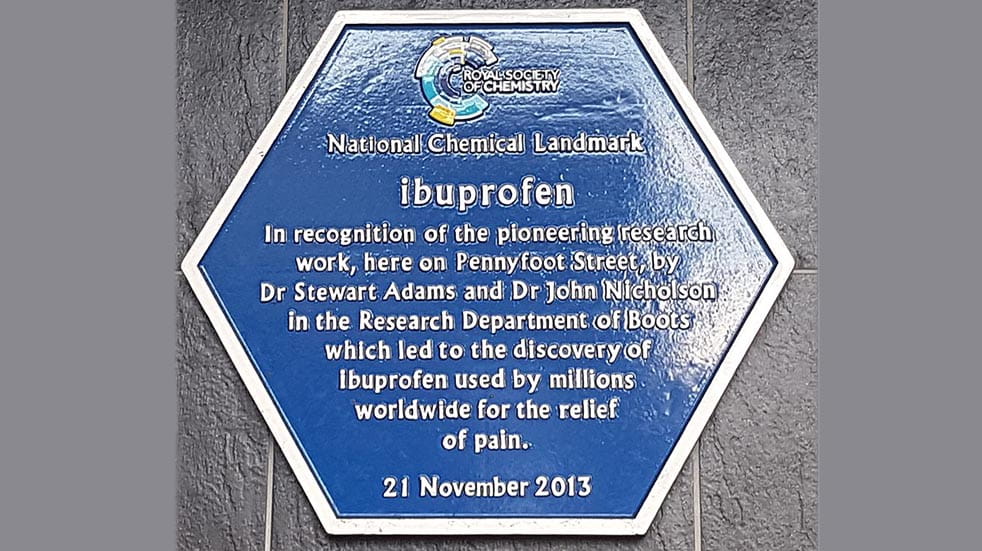 Healthcare heroes from the past; Ibuprofen